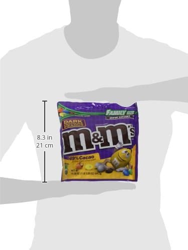 Peanut Dark Chocolate M&M's Candy: 19.2-Ounce Bag